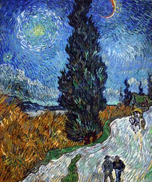 Van Gogh - Country road in Provence by night