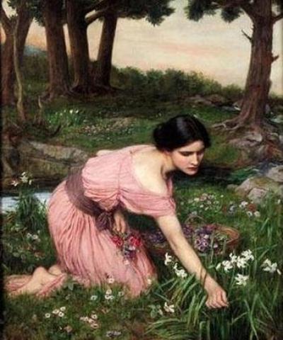 Spring Spreads One Green Lap of Flowers, J.W.Waterhouse, 1910