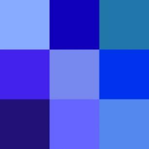 Color icon blue